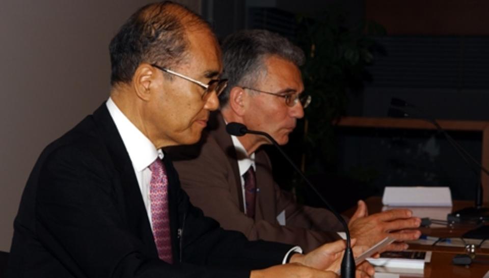 Koichiro Matsuura et Philippe Kourilsky