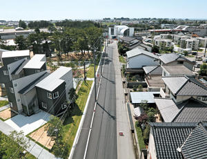 Vue aérienne de K-TOWN. Photo © Toshiharu Kitajima, 2017