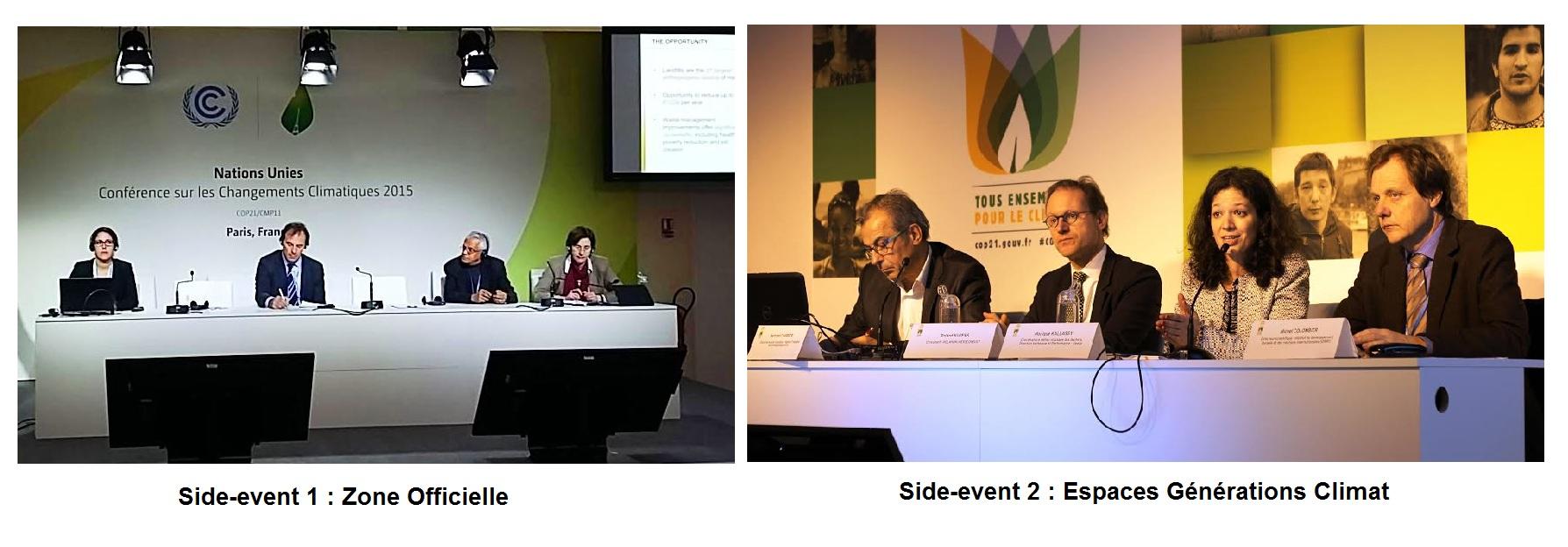 2 Photos side-events