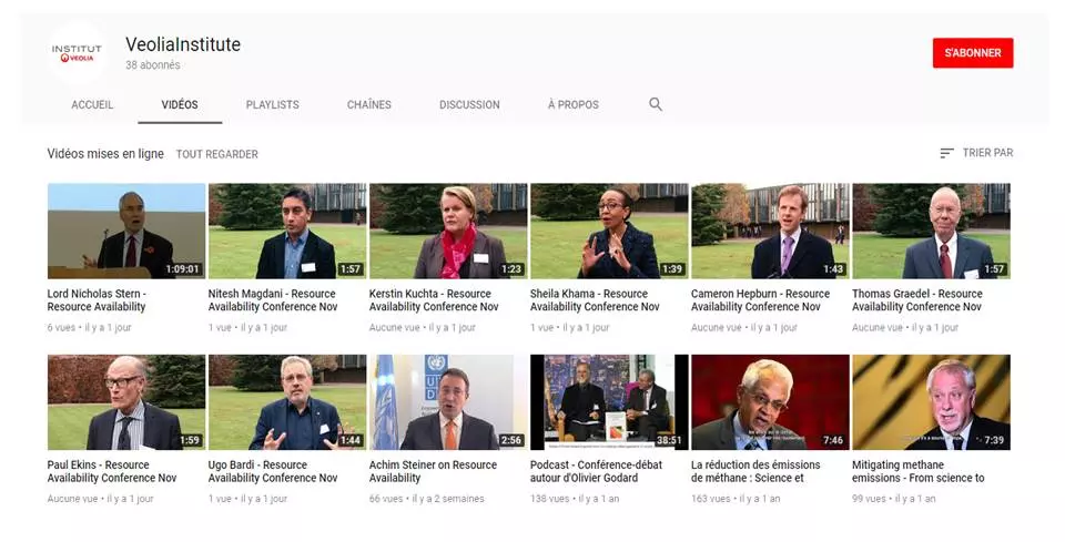 Galerie vidéos conference ressources