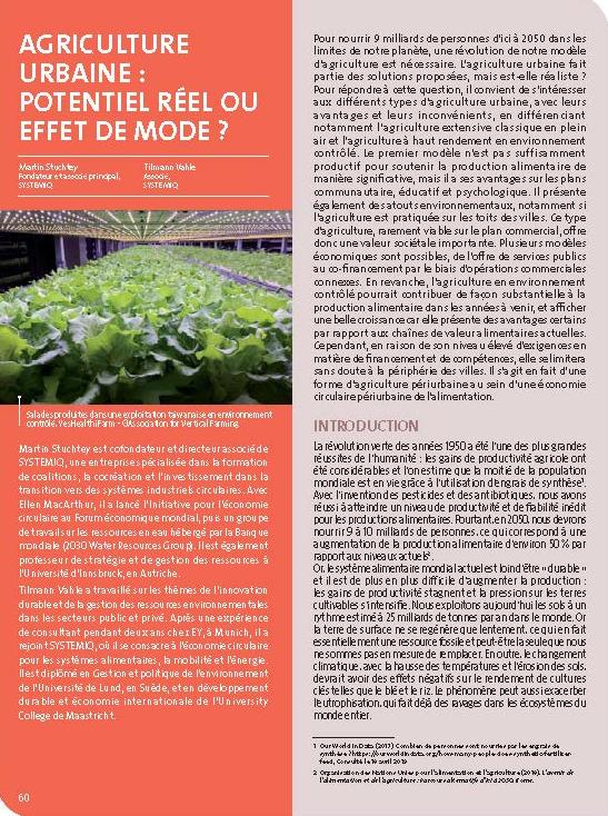 Agriculture urbaine : potentiel réel ou effet de mode ?