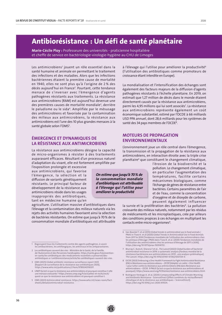 première page article 6
