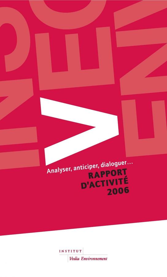 Couverture Rapport d'Activité 2006
