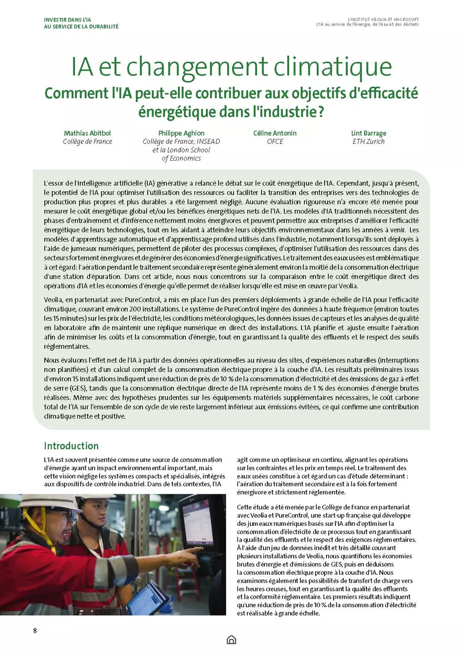 Couverture de l'article "Comment l'IA peut-elle contribuer aux objectifs d'efficacité énergétique dans l'industrie ?"