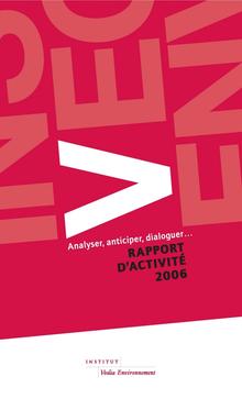 Couverture Rapport d'Activité 2006